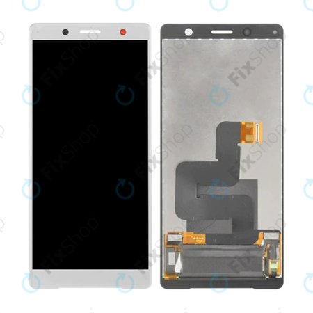 Sony Xperia XZ2 Compact - LCD Kijelző + Érintőüveg (Silver) TFT