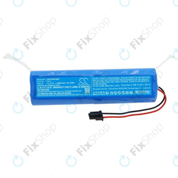 Akkumulátor Eufy RoboVac X8 Hybrid, 6400mAh, Li-Ion, 14.4V, PA61, HQ