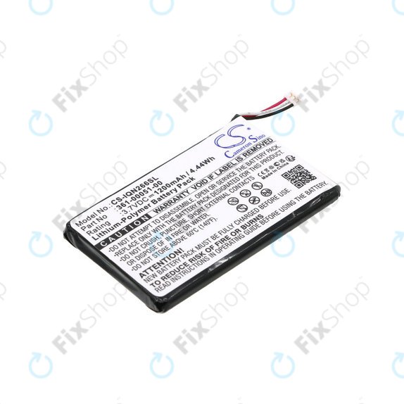 Akkumulátor Garmin Nüvi 2660, 1200mAh, Li-Pol, 3.7V, 361-00051-00, HQ