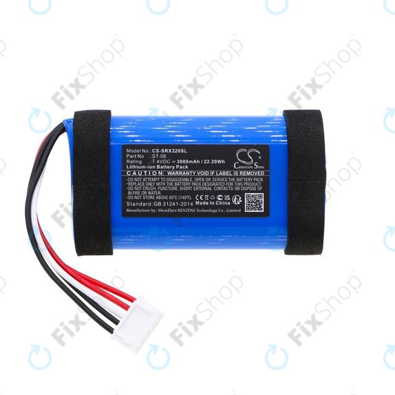 Akkumulátor Sony SRS-XB31, 3000mAh, Li-Ion, 7.4V, ST-06, HQ