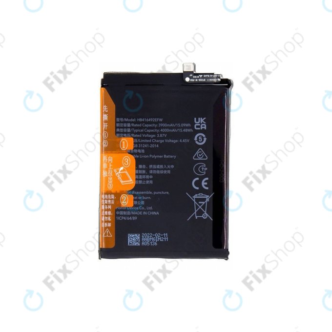 Honor X8 - Akkumulátor HB416492EFW 4000mAh