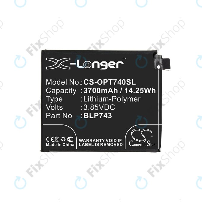 OnePlus 7T - Akkumulátor BLP743 3700mAh HQ