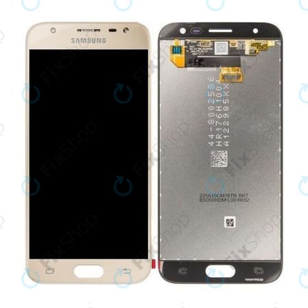 Samsung Galaxy J3 J330F (2017) - LCD Kijelző + Érintőüveg (Gold) - GH96-10990A Genuine Service Pack