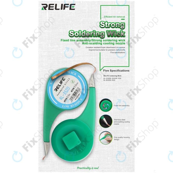 Relife RL-1520 - Powerful Soldering Wick (1,5 mm)