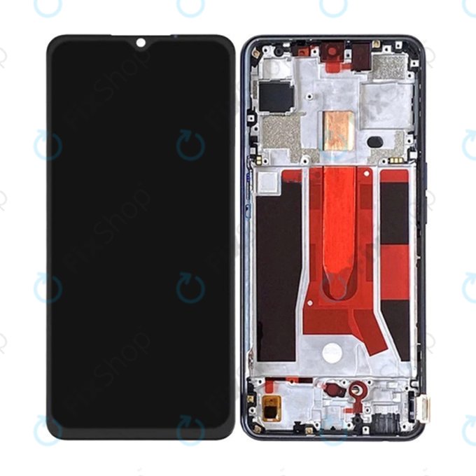 Oppo A91 - LCD Kijelző + Érintőüveg + Keret - REF-OPPOA9101 Genuine Service Pack