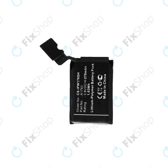 Apple Watch 2 38mm - Akkumulátor A1760 270mAh HQ