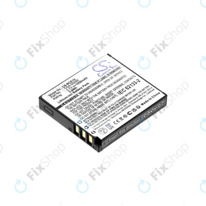 Akkumulátor Panasonic Lumix DMC, 1050mAh, Li-Ion, 3.7V, DMW-BCE10, HQ