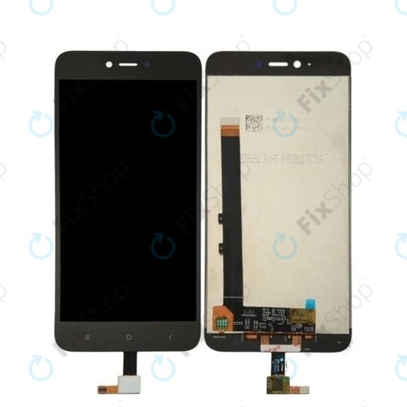 Xiaomi Redmi Note 5A 32GB, 64GB - LCD Kijelző + Érintőüveg (Black) TFT