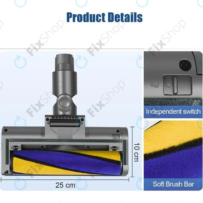 Dyson V12 - Padlófúvóka LED zöld Fénnyel