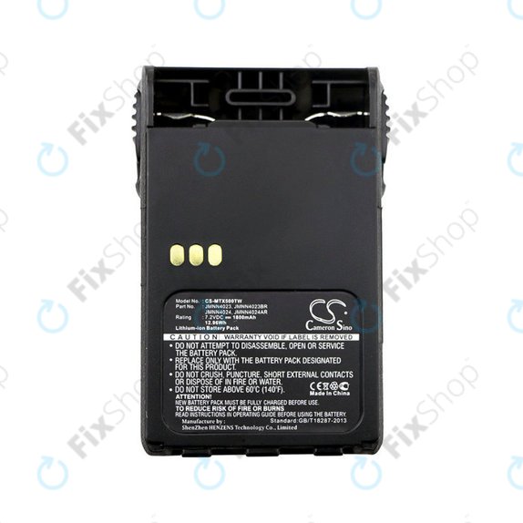 Akkumulátor Motorola EX500, 560, 600, GP329, 628, 644, PTX760, 1800mAh, Li-Ion, 7.2V, JMNN4023, HQ