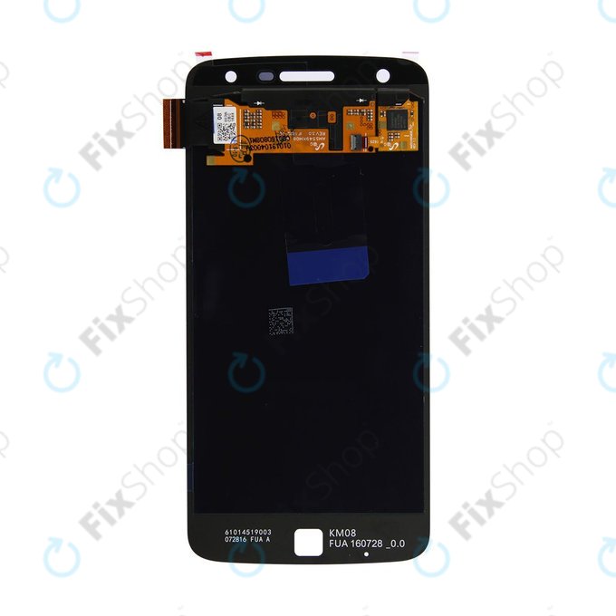 Motorola Moto Z Play XT1635-02 - LCD Kijelző + Érintőüveg (Black) - 01019104003W Genuine Service Pack