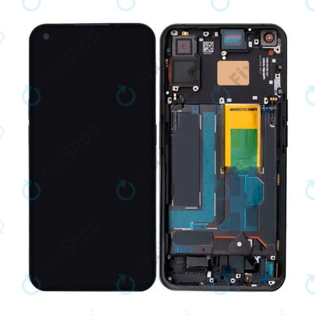 Nothing Phone (1) - LCD Kijelző + Érintőüveg + Keret (Black) OLED