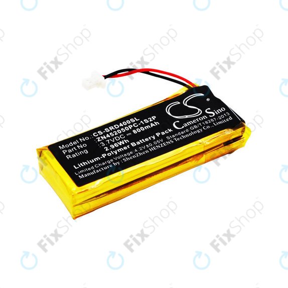 Akkumulátor Cardo Scala Rider G4, 800mAh, Li-Pol, 3.7V, ZN452050PC-1S2P, HQ
