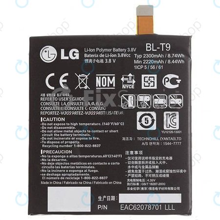 LG Nexus 5 D821 - Akkumulátor BL-T9 2300mAh
