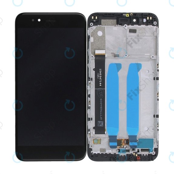 Xiaomi Mi A1(5x) - LCD Kijelző + Érintőüveg + Keret (Black) - 5606100060B6 Genuine Service Pack