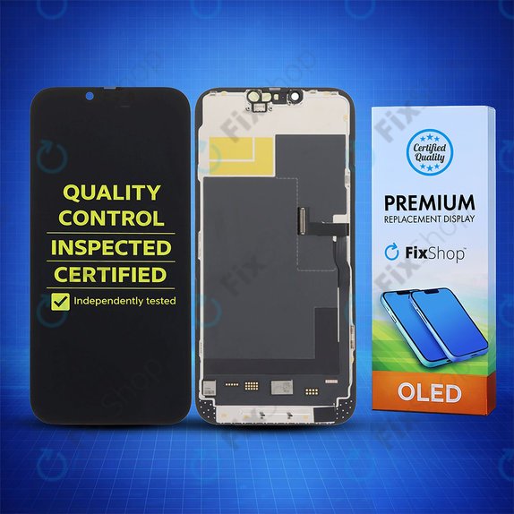 Kijelző Soft OLED iPhone 13 Pro Max, Érintőüveg kerettel, DIAGNOSTIC