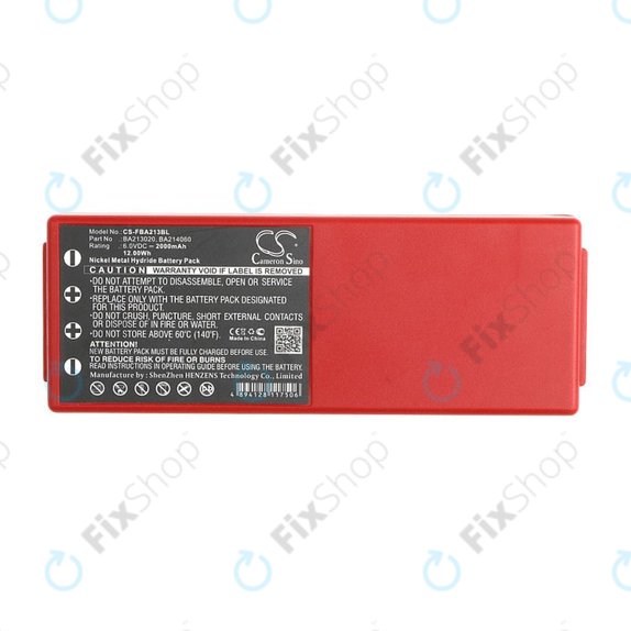 Akkumulátor HBC Radiomatic Spectrum, 2000mAh, Ni-MH, 6V, BA214061, HQ