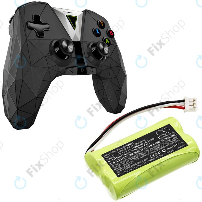 Akkumulátor Nvidia P2920, Nvidia Shield Game Controller, 1800mAh, Ni-MH, 2.4V, HFR-50AAJY1900x2(B), HQ
