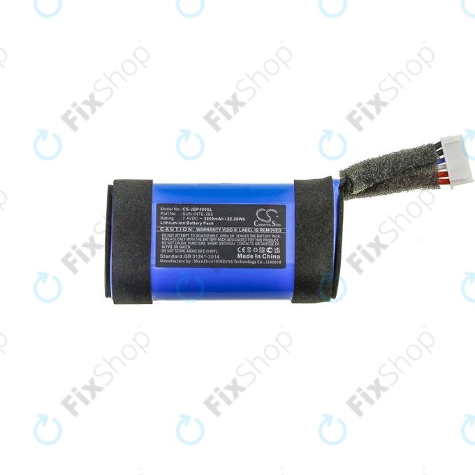 Akkumulátor JBL PartyBox On-The-Go, 3000mAh, Li-Ion, 7.4V, SUN-INTE-265, HQ