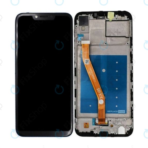 Huawei Honor Play COR-L29 - LCD Kijelző + Érintőüveg + Keret (Black) TFT