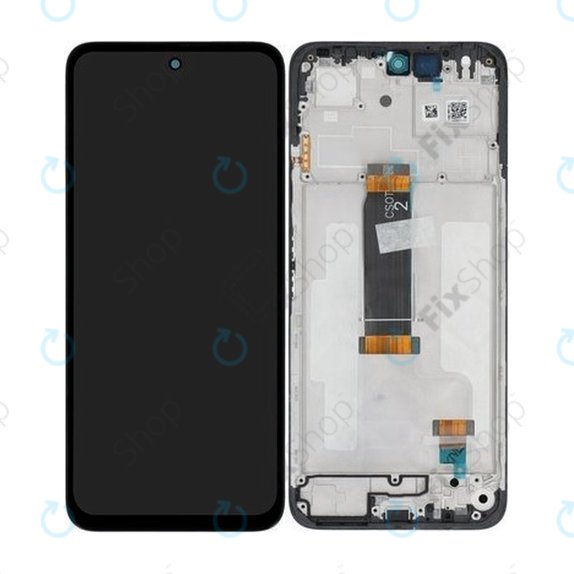 Xiaomi Redmi 13 4G, Redmi 13 5G, Poco M6 4G - LCD Kijelző + Érintőüveg + Keret - 560001N19A00 Genuine Service Pack