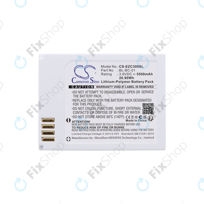 Akkumulátor Ezviz C3a, 5500mAh, Li-Pol, 3.8V, BL-BC-01, HQ
