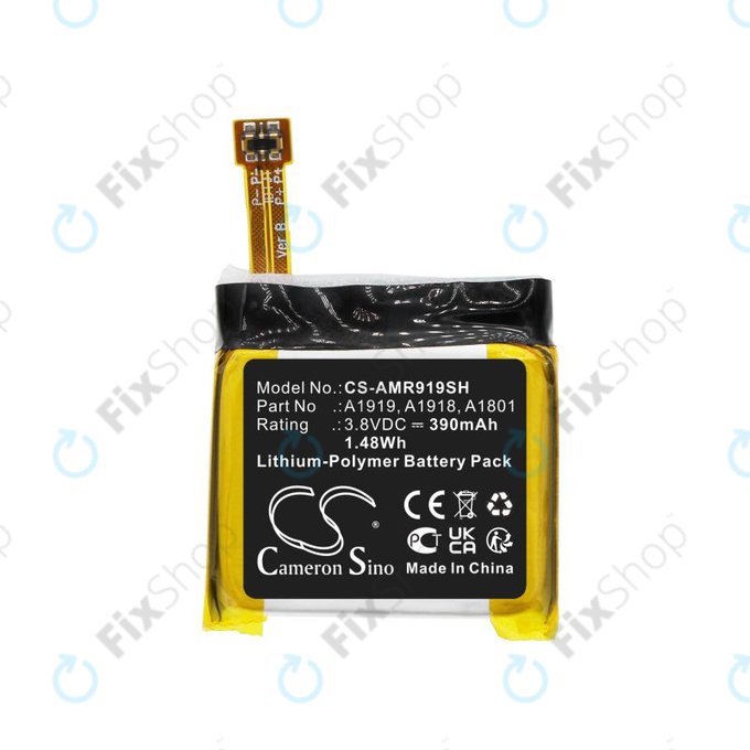 Akkumulátor Amazfit T-Rex, 390mAh, Li-Pol, 3.8V, A1919, HQ