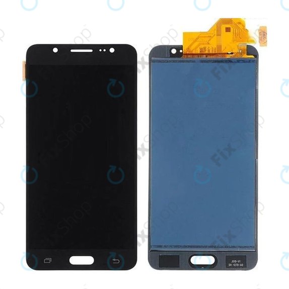 Samsung Galaxy J5 J510FN (2016) - LCD Kijelző + Érintőüveg (Black) TFT