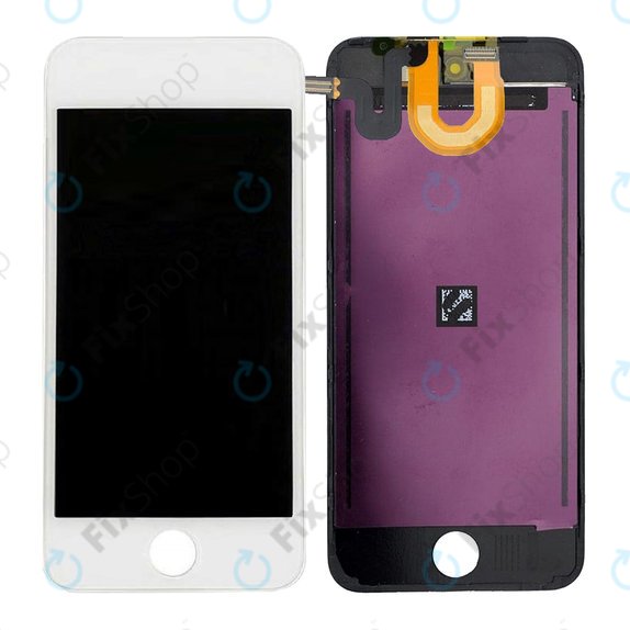 Apple iPod Touch (5th Gen, 6th Gen, 7th Gen) - LCD Kijelző + Érintőüveg + Keret (White) TFT