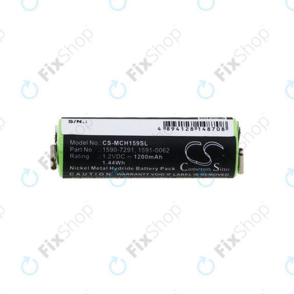 Akkumulátor Moser Chromini 1591, Ermila Bella 1590, 1200mAh, Ni-MH, 1.2V, 1590-7291, HQ