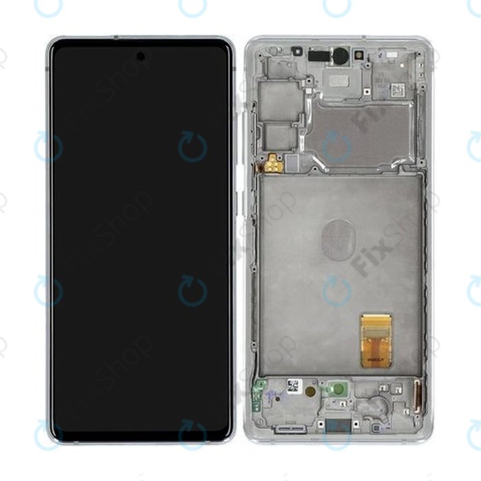 Samsung Galaxy S20 FE 5G G781B - LCD Kijelző + Érintőüveg + Keret (Cloud White) - GH82-24214B, GH82-24215B, GH82-24215B, GH82-31320B Genuine Service Pack