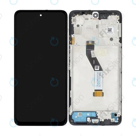 Xiaomi Redmi Note 11S 5G 22031116BG - LCD Kijelző + Érintőüveg + Keret (Midnight Black) - 560001K16B00 Genuine Service Pack