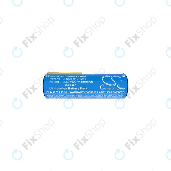 Akkumulátor Oral-B Genius X, Smart 6000, Philips Diamondclean, Easyclean, 800mAh, Li-Ion, 3.7V, 4235 010 13068, HQ