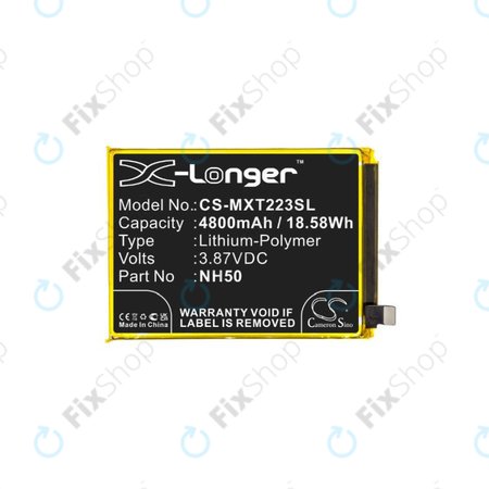 Motorola Moto E32, E32s, G22 - Akkumulátor NH50 4800mAh HQ