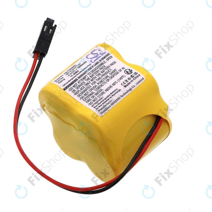 Akkumulátor GE FANUC ALPHA iSV, BETA iSV, 2900mAh, Li-MnO2, 6V, A98L-0031-0025, HQ