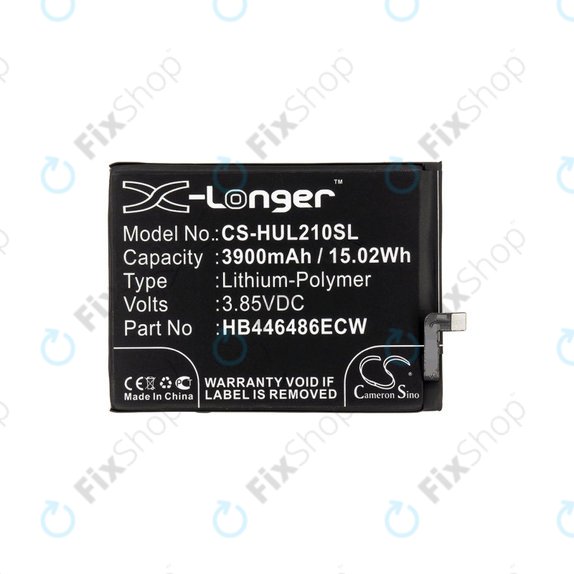 Akkumulátor Huawei P Smart Pro 2019, 3900mAh, Li-Pol, 3.85V, HB446486ECW, HQ