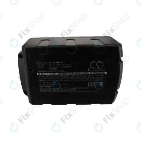 Milwaukee 2600-series, 2700-series, AG-125, C18, HD18, M12, M18 - Akkumulátor YTB313 Li-Ion 4000mAh HQ