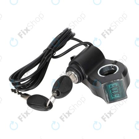 Kugoo Kirin M4, M4 Pro, Speedual, Zero 8X, 10X, MiniWalker, T10-DDM - Gyújtáskapcsoló Voltmérővel