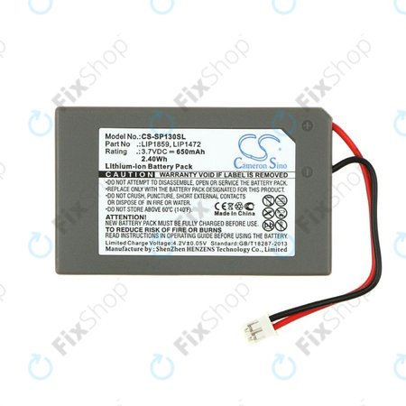 Akkumulátor Sony PlayStation 3, 650mAh, Li-Ion, 3.7V, LIP1859, HQ