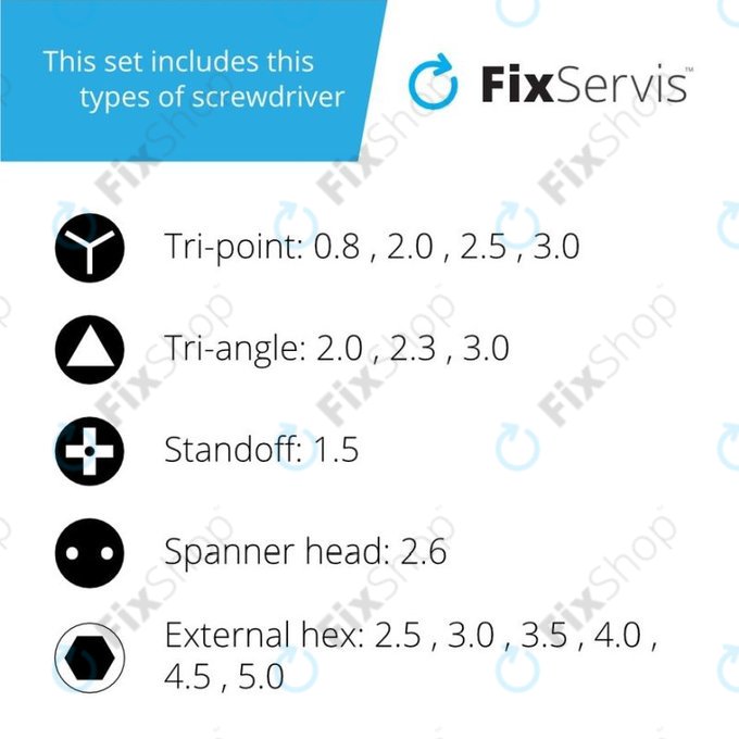 Jakemy JM-8163 - Szerviz Szerszám Készlet 62in1