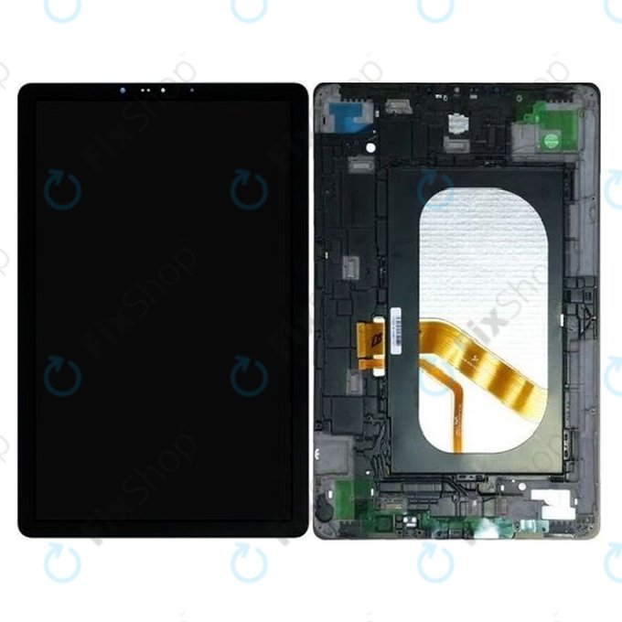 Samsung Galaxy Tab S4 10.5 T830, T835 - LCD Kijelző + Érintőüveg + Keret (Black) - GH97-22199A Genuine Service Pack