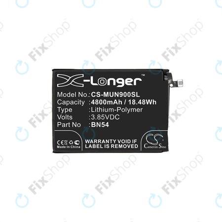Xiaomi Redmi 9, 9A, Note 9 - Akkumulátor BN54 4800mAh HQ