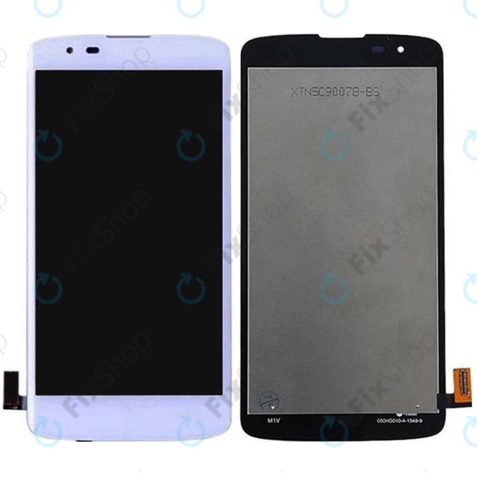 LG K8 K350N - LCD Kijelző + Érintőüveg (White) TFT