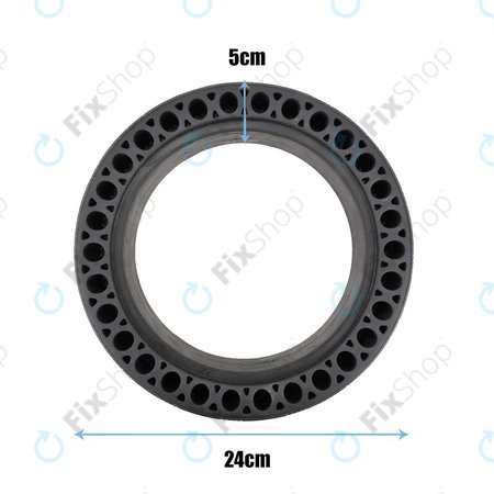 Xiaomi Mi Electric Scooter 1S, 2 M365, Essential, Pro, Pro 2 - Tartós, Teljes Tubeless Gumiabroncs (2. Típus) (Black)