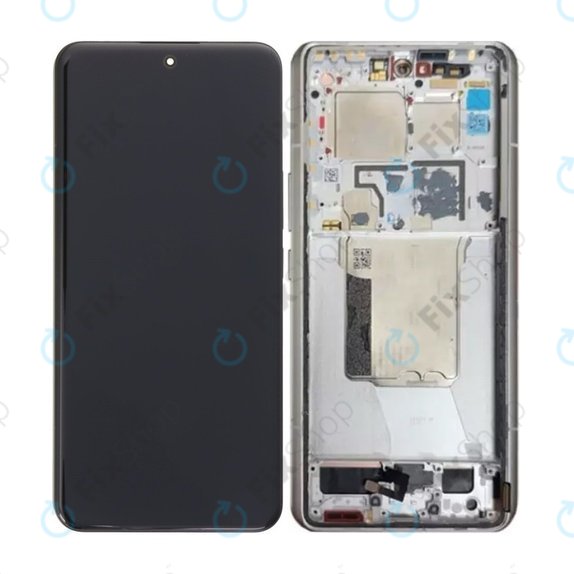 Xiaomi 14 Ultra - LCD Kijelző + Érintőüveg + Keret (White) OLED