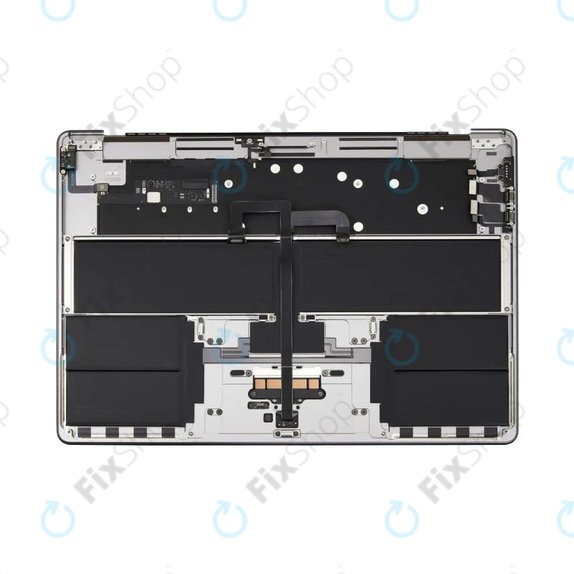 Felső billentyűzetkeret MacBook Air 15", A3114 (2024), US billentyűzettel és akkumulátorral, Space Gray, 661-40266, Genuine Apple