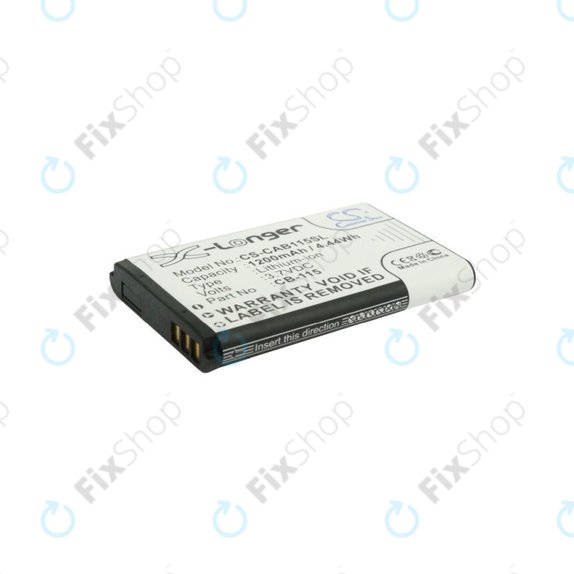 Akkumulátor CAT B100, 1200mAh, Li-Ion, 3.7V, CB-115, HQ