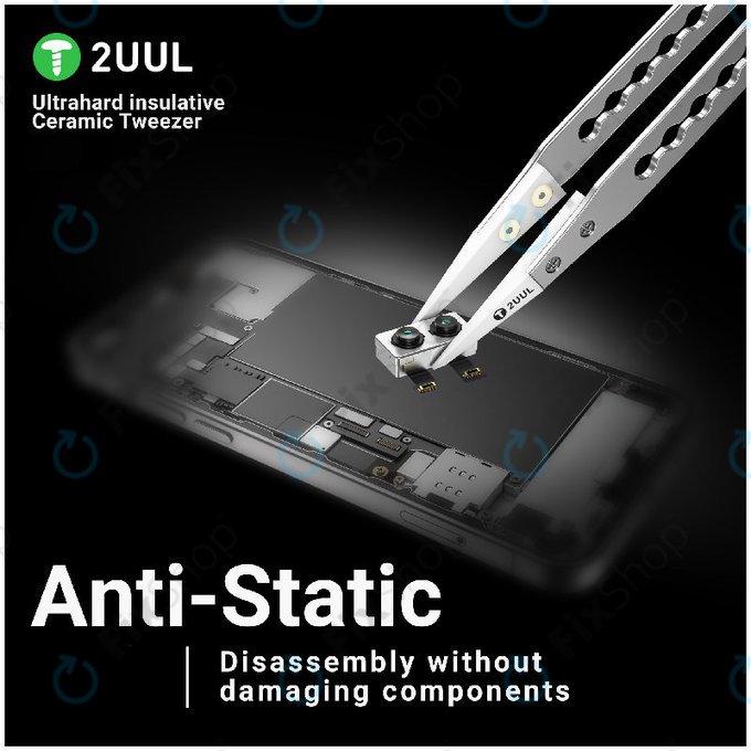 Precíziós csipesz, kerámia szigetelésű, 2UUL TW31