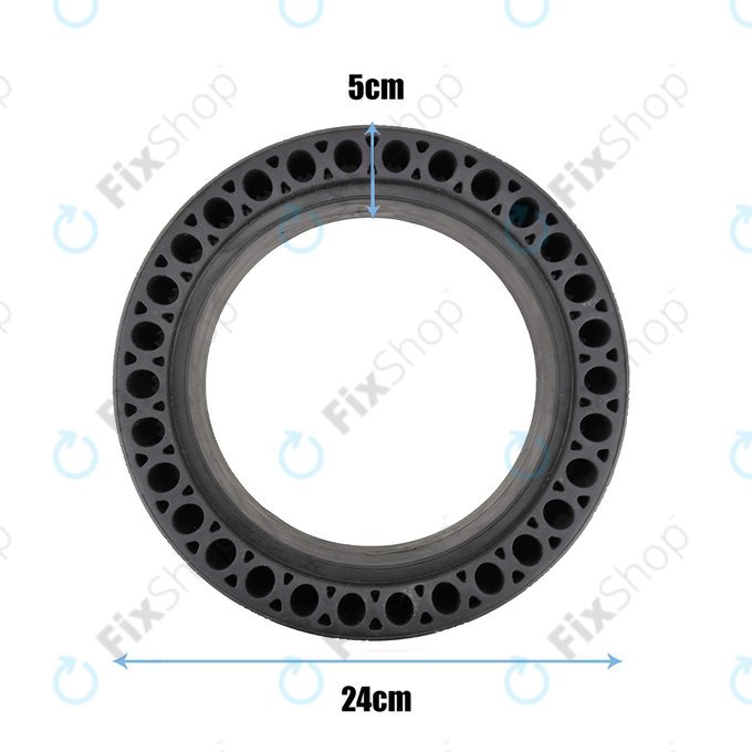 Xiaomi Mi Electric Scooter 1S, 2 M365, Essential, Pro, Pro 2 - Tartós, Teljes Tubeless Gumiabroncs (2. Típus) (Black)