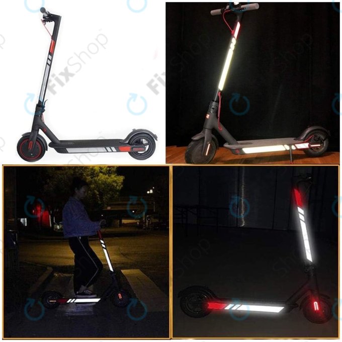 Xiaomi Mi Electric Scooter 1S, 2 M365, Essential, Pro, Pro 2 - Reflexiós Matricák (B)